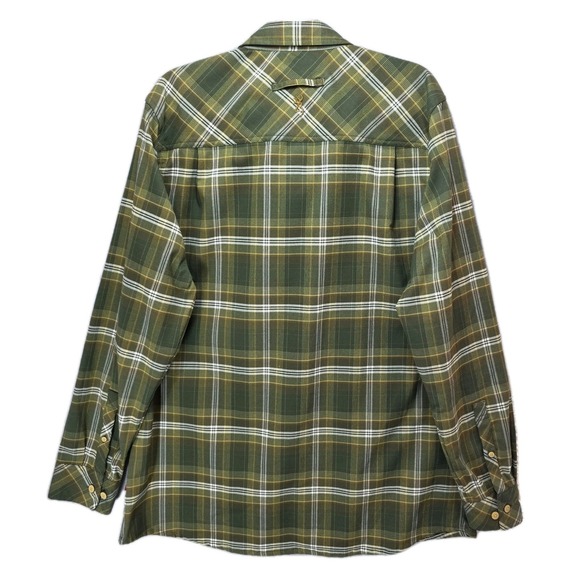 John M Browning Flannel Shirt Mens XL Plaid Gorpcore Hiking Camping Hiker Heavy - Picture 2 of 16